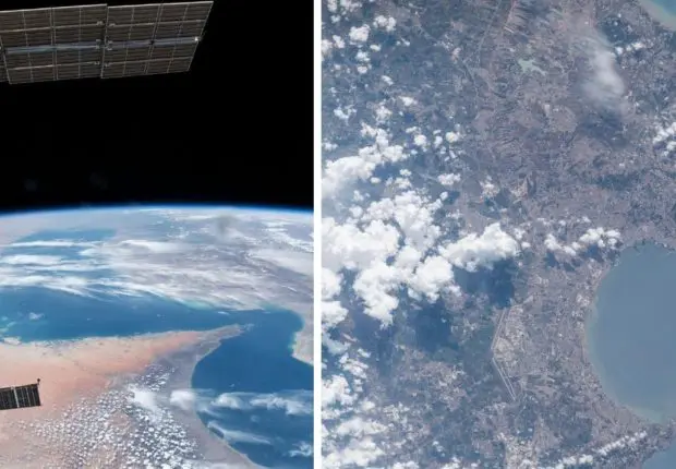 Vue de l&rsquo;espace, la belle Alger captive l&rsquo;astronaute émirati Sultan Al Neyadi (PHOTOS)