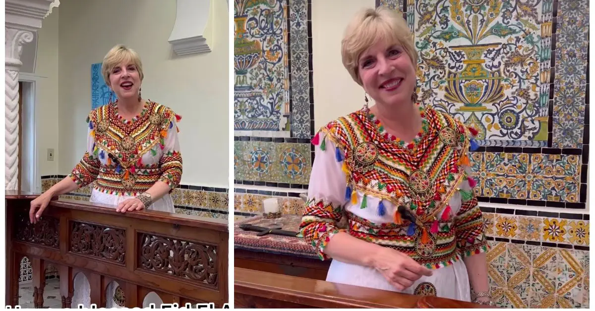 Parée d’une robe kabyle, l’ambassadrice US souhaite ses vœux au peuple algérien pour l’Aïd el-Adha