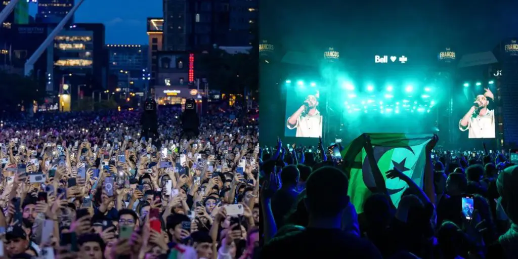 Avec près de 60 000 spectateurs, Soolking bat un record au Francos de Montréal (CANADA)