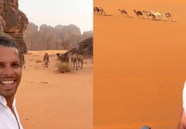 L’influenceur néerlandais Travel Tomtom émerveillé par le désert algérien