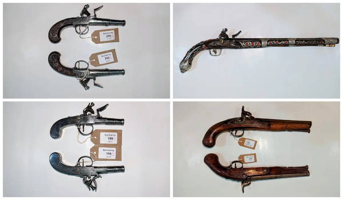 7 pistolets algériens datant de l’époque ottomane mis aux enchères à Londres, récupérés
