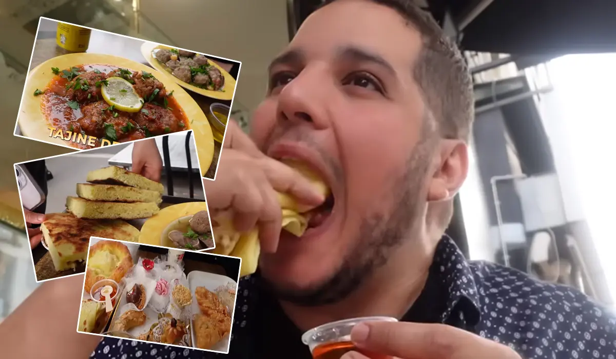 Dziriettes, Mhajeb, Couscous… un influenceur marocain découvre la cuisine algérienne