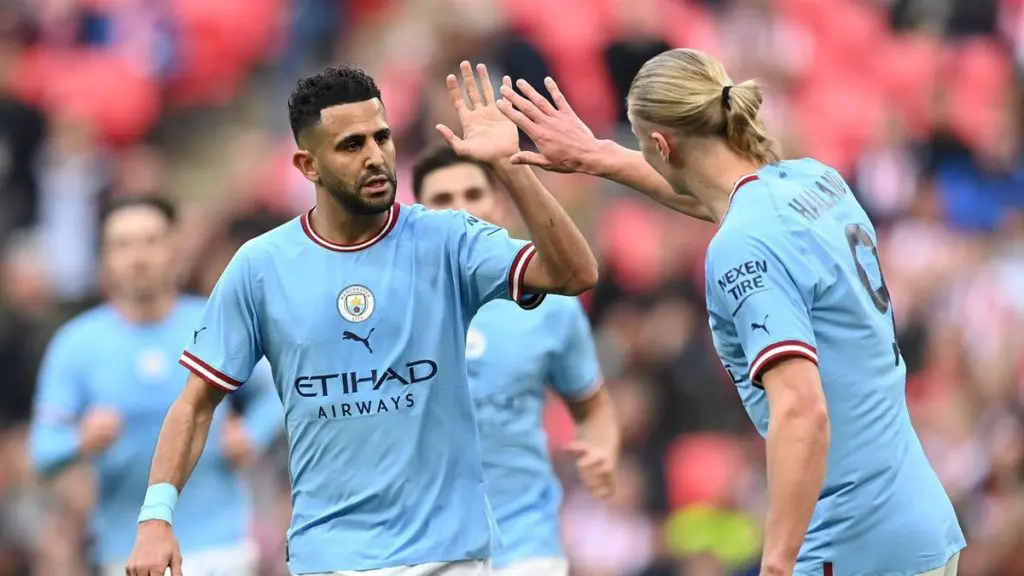 Le sublime dribble de Mahrez sur Halaand à l&rsquo;entrainement fait le buzz