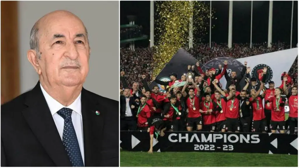 Tebboune félicite l&rsquo;USM Alger après avoir remporté la Coupe de la CAF