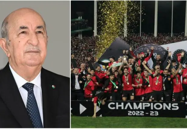 Tebboune félicite l’USM Alger après avoir remporté la Coupe de la CAF