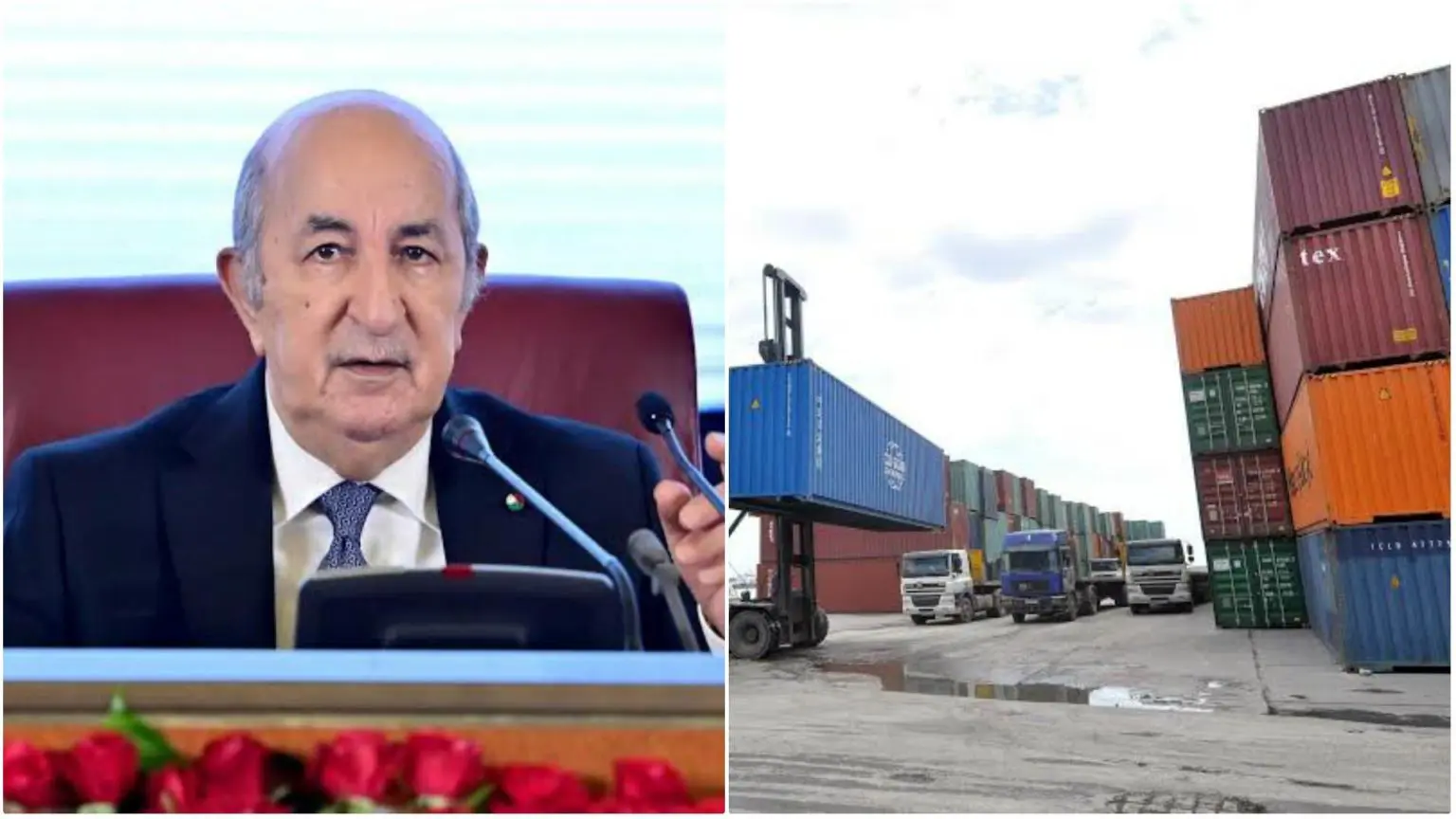 Exportations hors hydrocarbures : « l’Algérie va atteindre 13 MDS de dollars », Tebboune