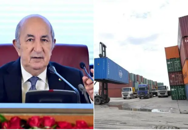 Exportations hors hydrocarbures : « l&rsquo;Algérie va atteindre 13 MDS de dollars », Tebboune
