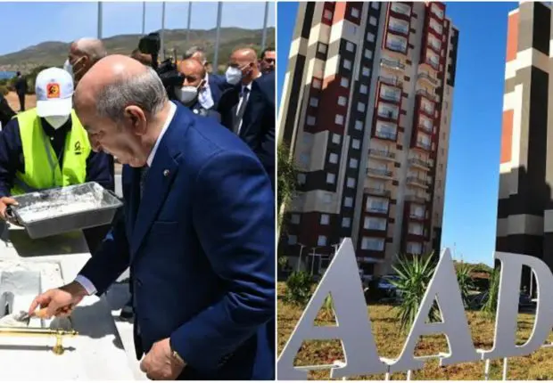 Tebboune pose la 1ère pierre pour réaliser des milliers de logements AADL à Alger