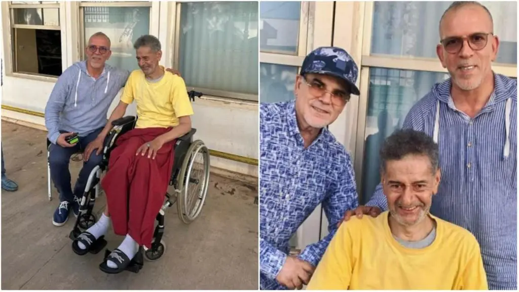 Hafid Derradji et un ex-ministre de la Culture rendent visite à Salah Aougrout à Alger