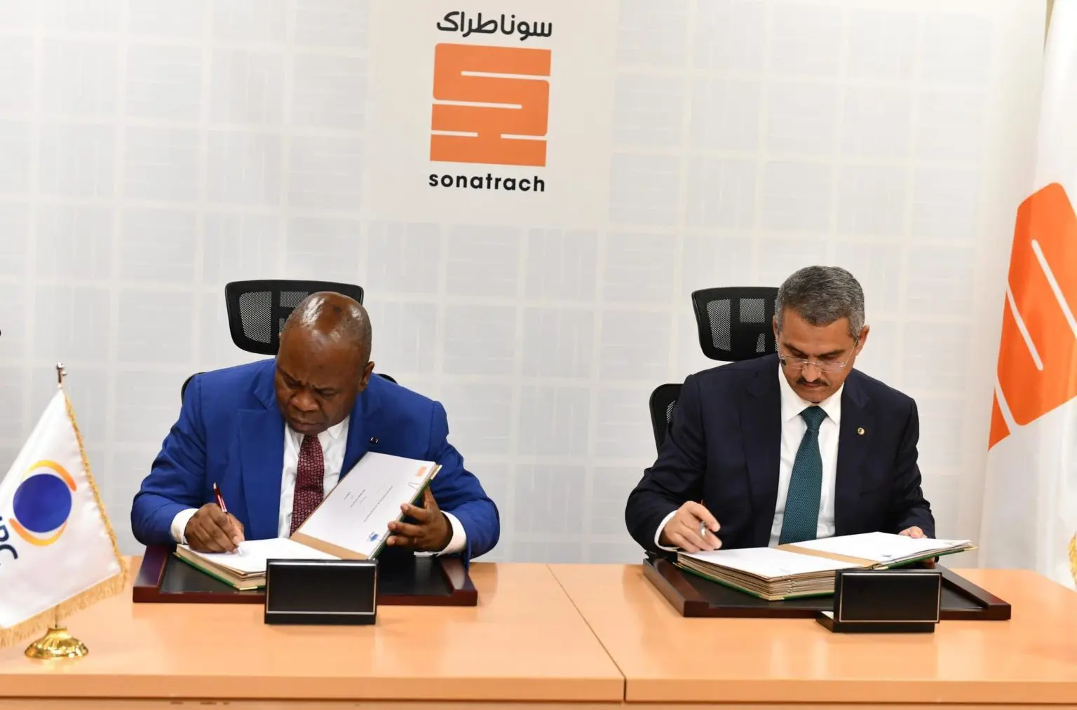 Sonatrach signe un protocole d’entente avec la Société Nationale du Pétrole Congolaise