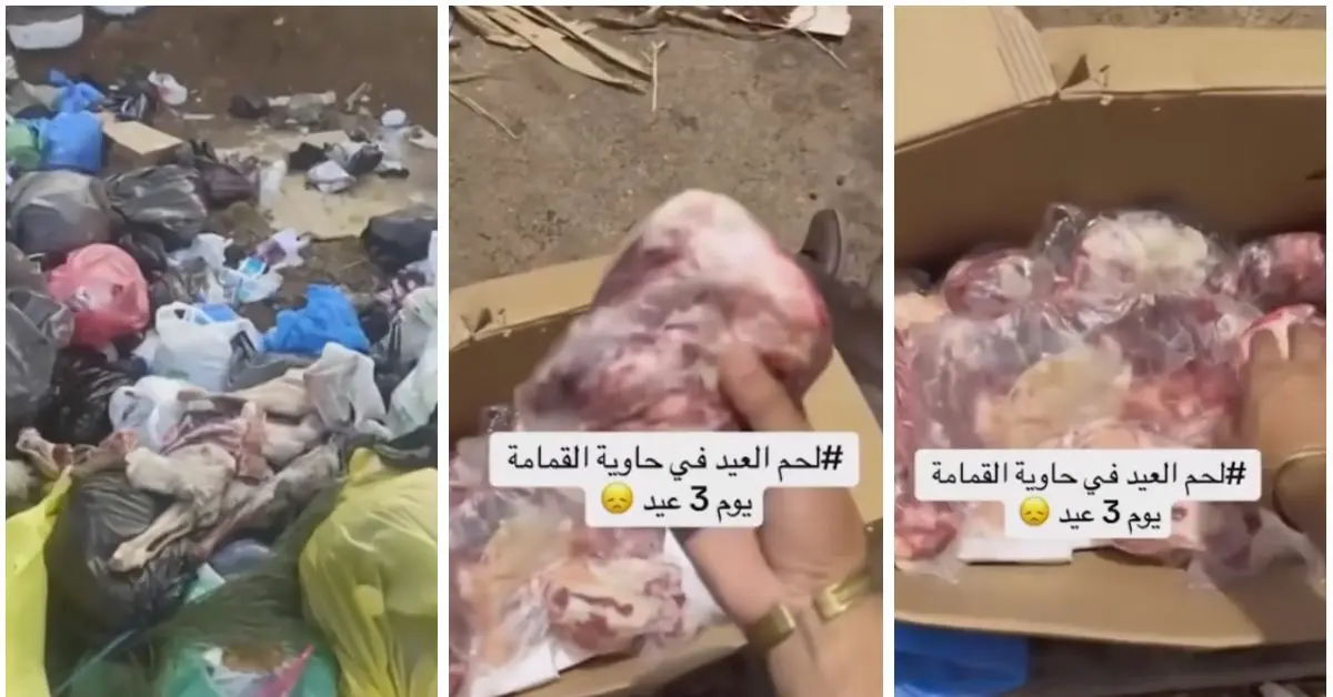 Gaspillage alimentaire choquant : la viande de l’Aïd jetée à la poubelle par des familles démunies