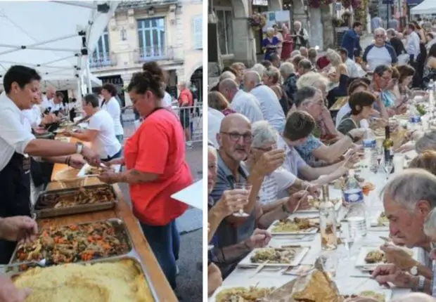 France : un couscous géant réunit 500 personnes dans les rues de Remiremont