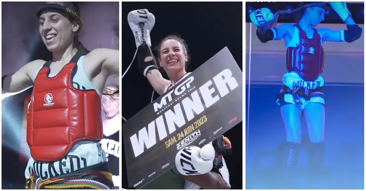 La boxeuse algérienne Sirine Biri enflamme le Grand Prix MTGP de Paris avec une danse kabyle