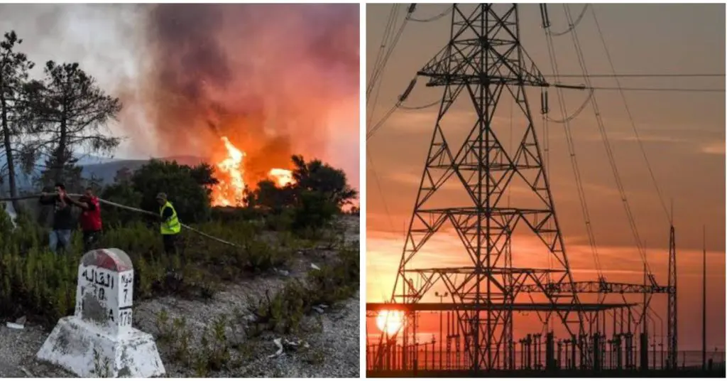 Incendies en Algérie : Internet et l&rsquo;éléctricité coupés dans plusieurs communes