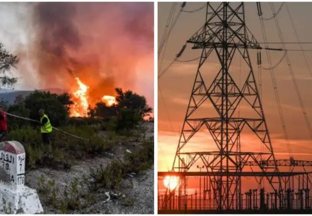Incendies en Algérie : Internet et l&rsquo;éléctricité coupés dans plusieurs communes