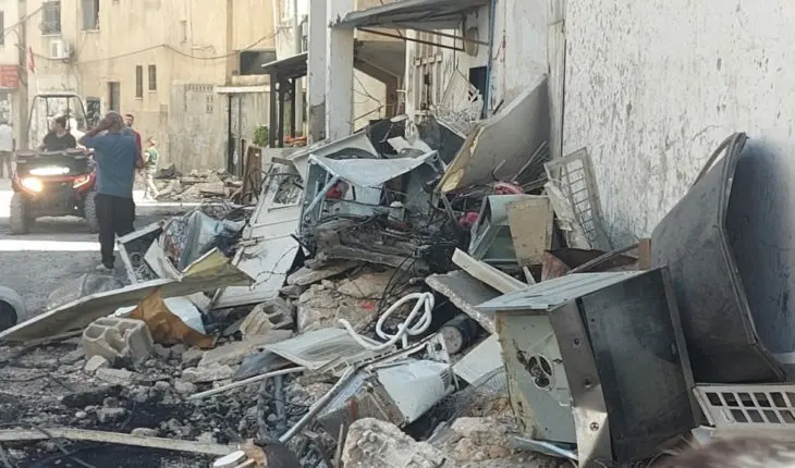 Images de désolation dans la ville palestinienne de Jénine.