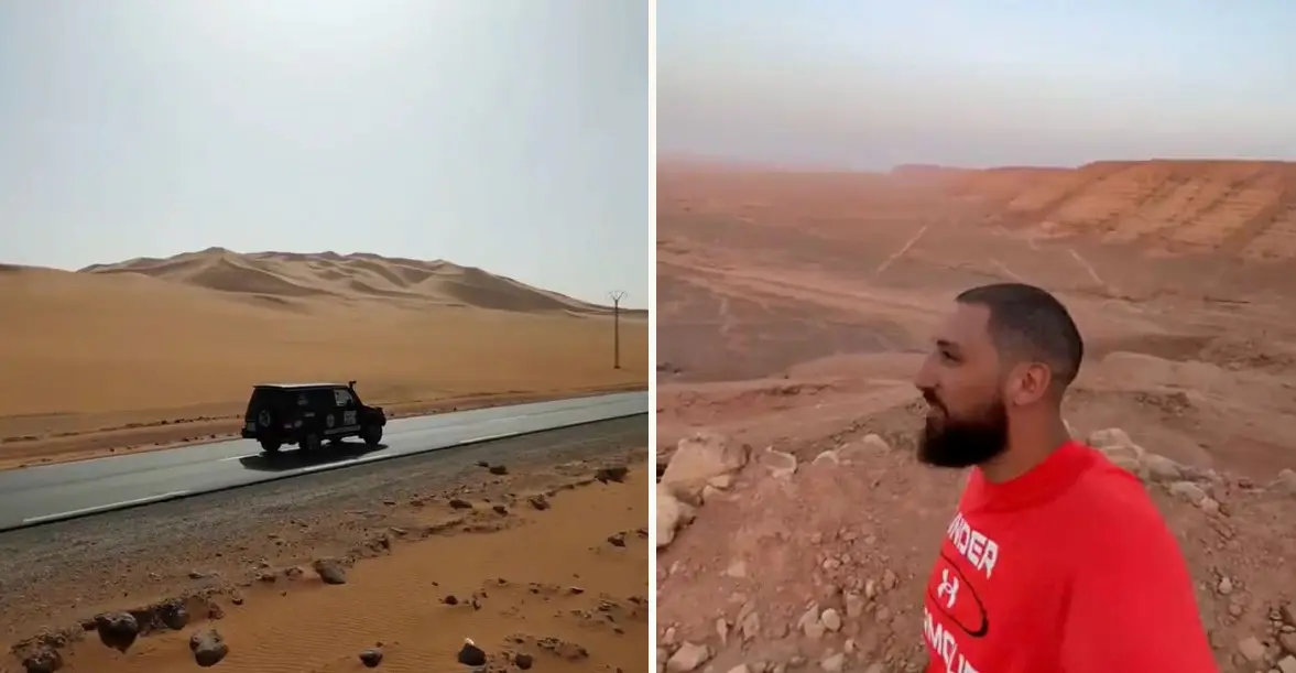 Tourisme en Algérie : un créateur de contenu effectue le trajet Paris – Djanet en 4×4