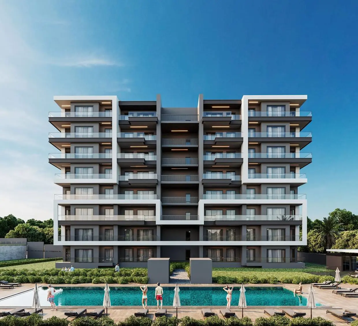 Immeuble luxueux proposé par Antalya Homes