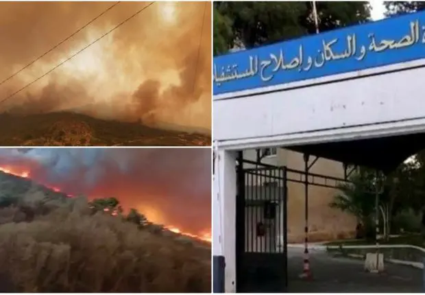 Incendies en Algérie : le ministère de la Santé annonce des mesures d’urgence