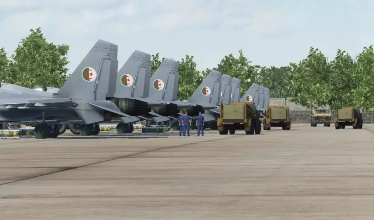 Avions de l'armée de l'air algérienne.