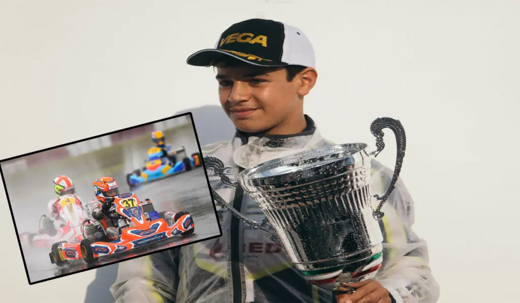 D’origine algérienne, le champion du monde de karting Léo Samy Robinson raconte ses débuts