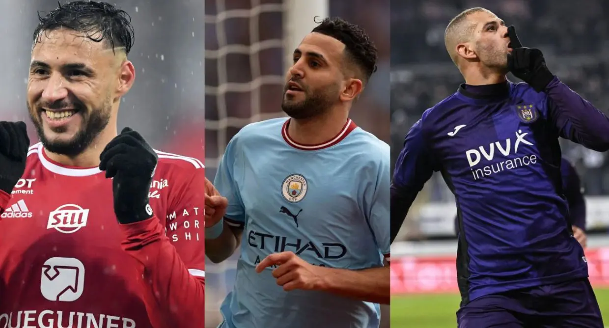 Transferts en cours : Les dernières nouvelles d’Islam Slimani, Youcef Belaïli et Riyad Mahrez