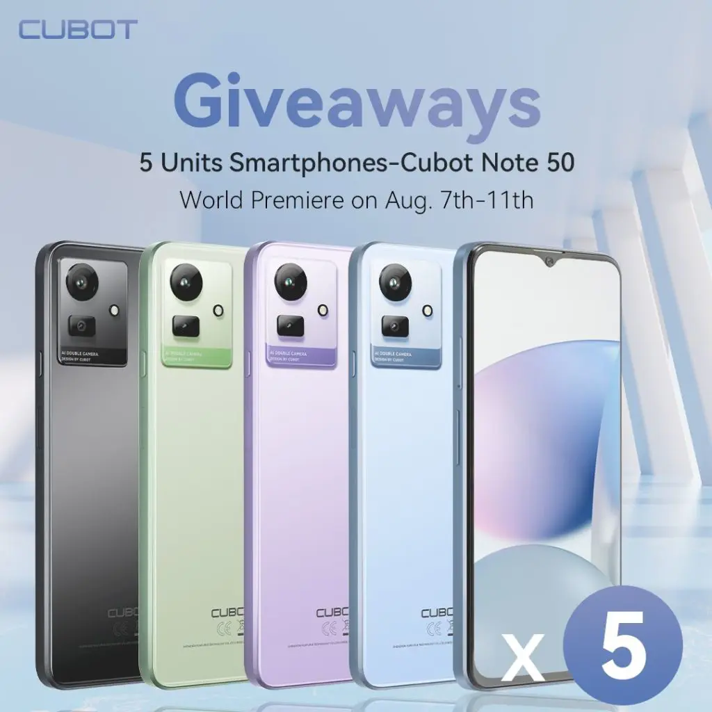 lancement mondial du Cubot Note50 lancement mondial du Cubot Note50