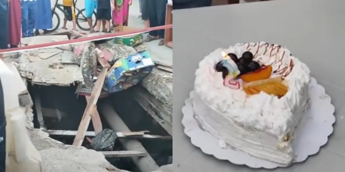 À Alger, des habitants d’un quartier célèbrent l’anniversaire d’un trou béant (vidéo)