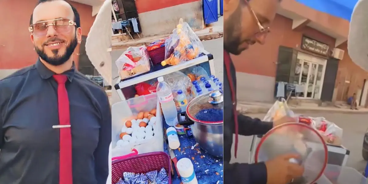 Il gagne son pain en s’habillant en chemise-cravate, un gargotier suscite l’admiration (vidéo)