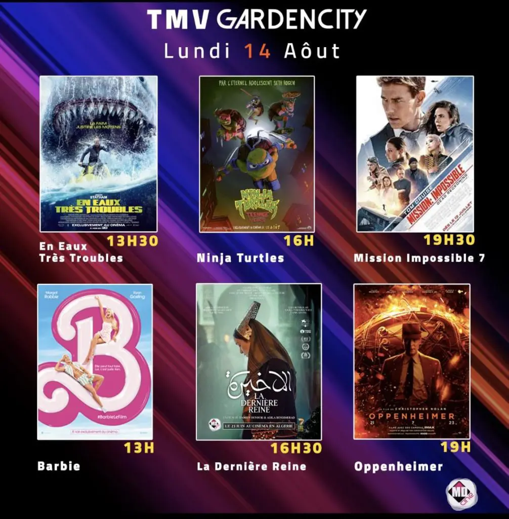Programme changé Garden City