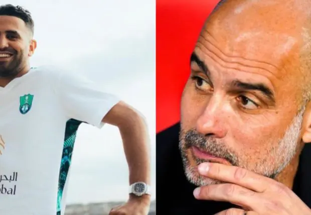 « Nous ne nous attendions pas à ce que Riyad Mahrez quitte le Manchester City », Guardiola