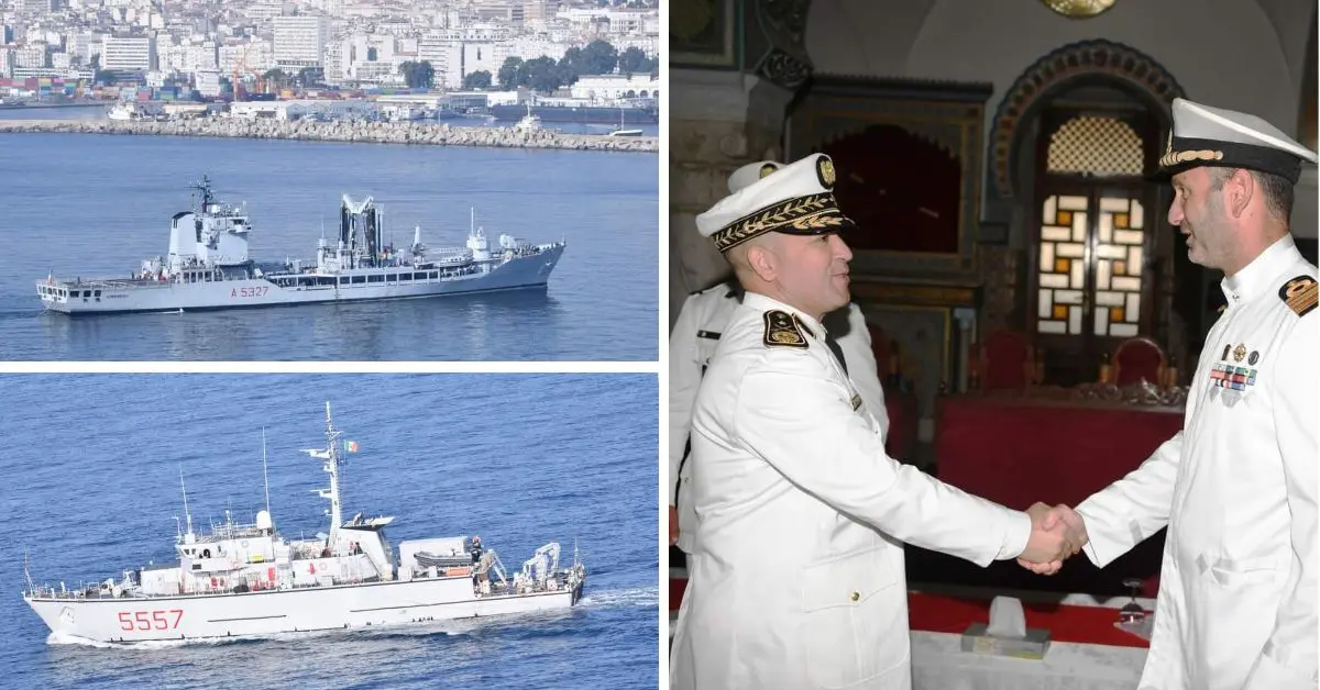 Deux navires de guerre de l’OTAN font escale au port d’Alger