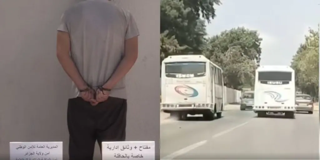 L’arrestation du chauffeur de bus qui a semé la terreur sur les routes d’Alger (VIDÉO)