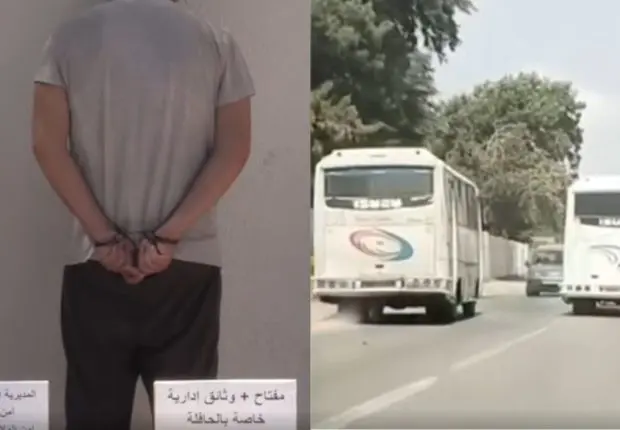 L’arrestation du chauffeur de bus qui a semé la terreur sur les routes d’Alger (VIDÉO)