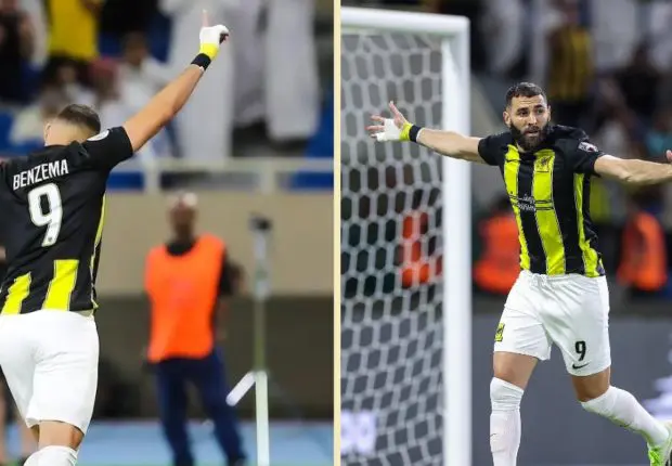 Avec 3 buts en 3 matchs, Benzema continue d’impressionner avec Al-Ittihad (VIDÉO)