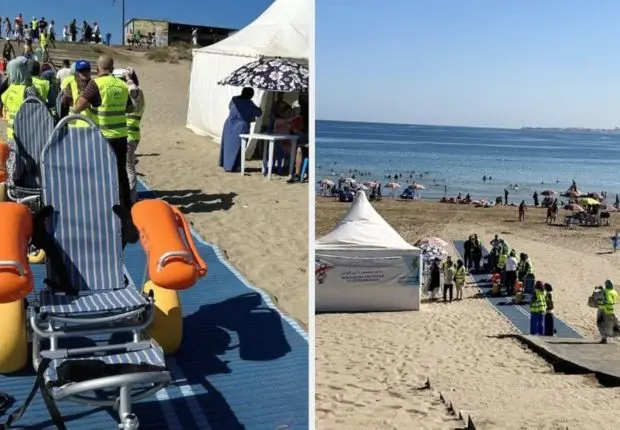 Alger : des plages accessibles aux personnes handicapées