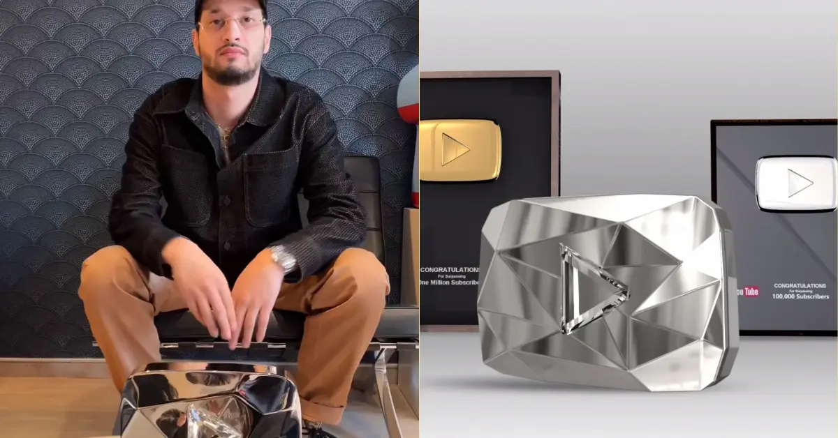 Soolking récompensé par Youtube pour avoir dépassé le palier des 10 millions d’abonnés
