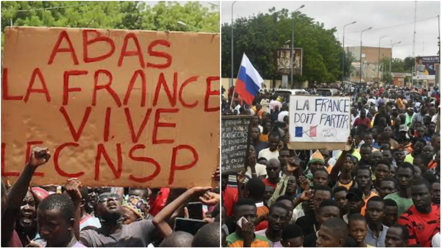 Niger : des milliers de manifestants à Niamey appellent la France à quitter le pays