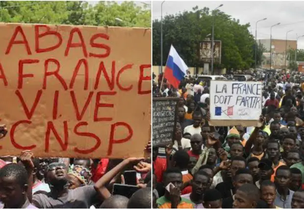 Niger : des milliers de manifestants à Niamey appellent la France à quitter le pays