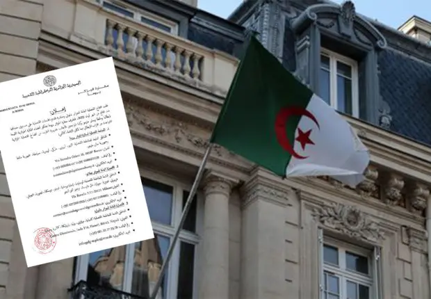 L&rsquo;ambassade d&rsquo;Algérie à Rome publie un rappel important pour les membres de la diaspora