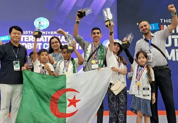L&rsquo;Algérie se distingue au concours international de robotique en Corée du Sud
