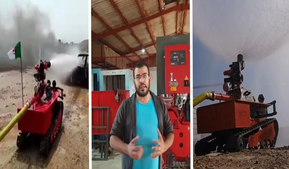 Khaled Basta, l’ingénieur à l’origine du 1ᵉʳ robot pompier algérien