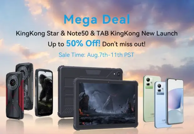 Embarquez pour l’aventure avec Cubot : Offres Mega Deal sur KingKong Star, Note50 et TAB KingKong