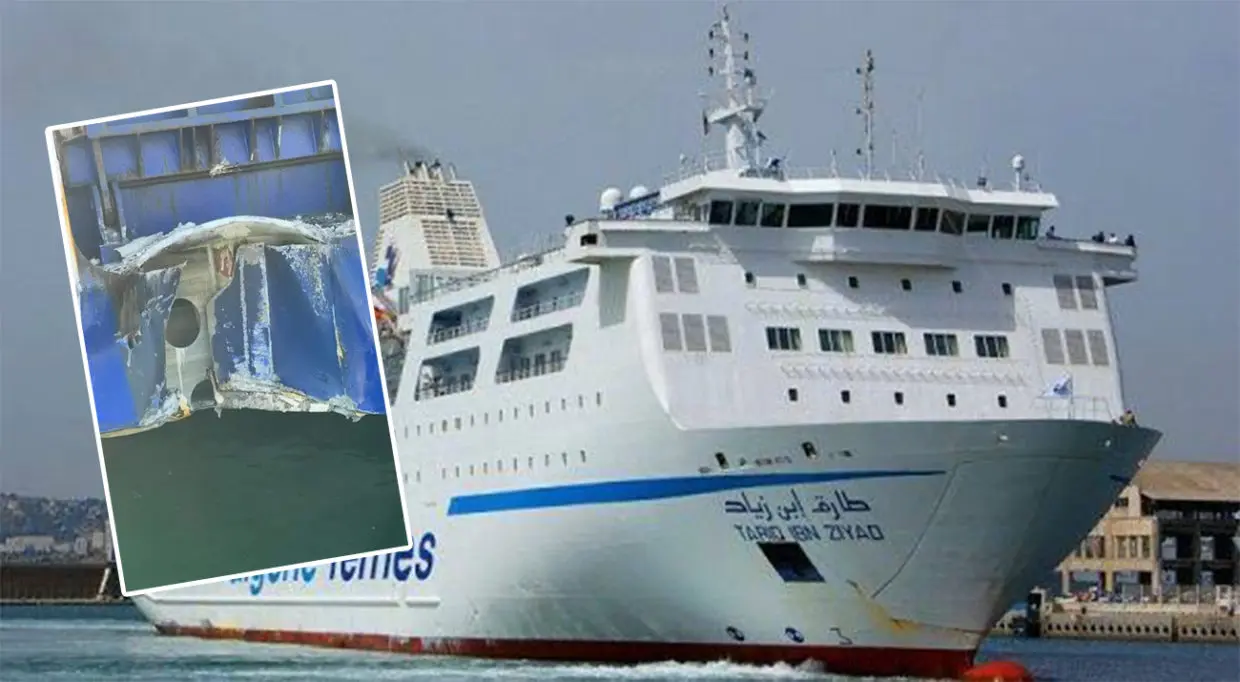 Algérie Ferries : le navire Tariq Ibn Ziyad endommagé suite à un accident à Alicante