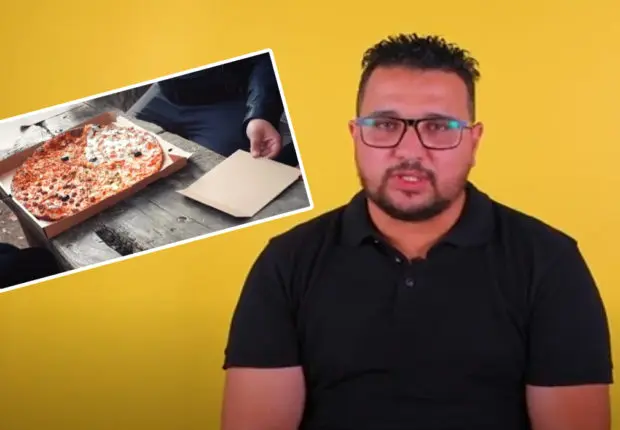 Cet Algérien mise sur l’environnement et crée une boîte à pizza réutilisable
