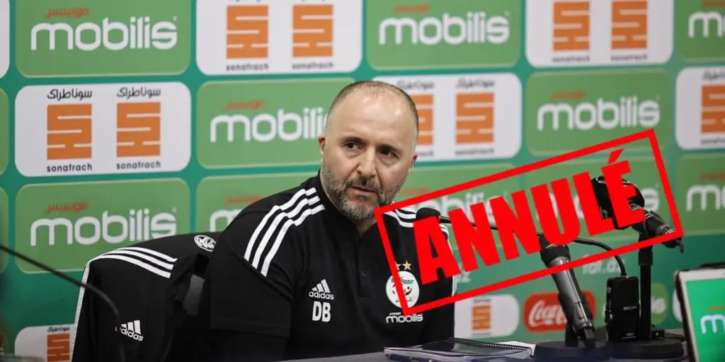 La conférence de presse de Belmadi est annulée, le stage des Verts est délocalisé (officiel)