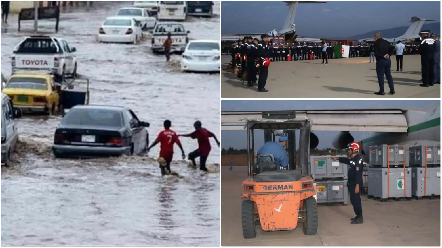 Inondations en Libye : sur ordre de Tebboune, l’Algérie envoie une aide humanitaire