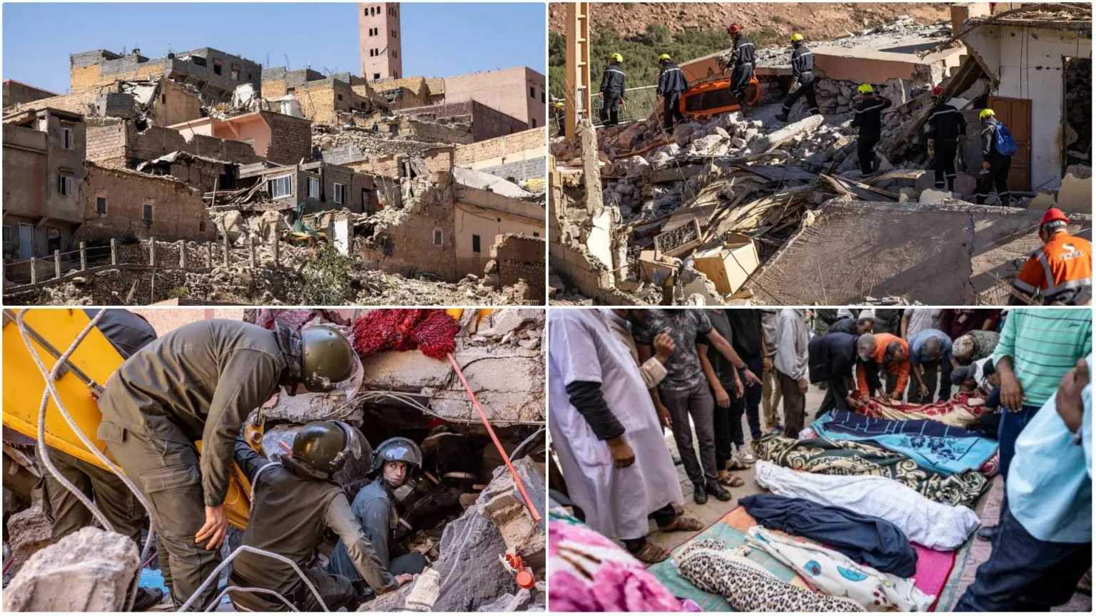 Séisme au Maroc : le bilan provisoire s’alourdit et frôle les 2500 morts