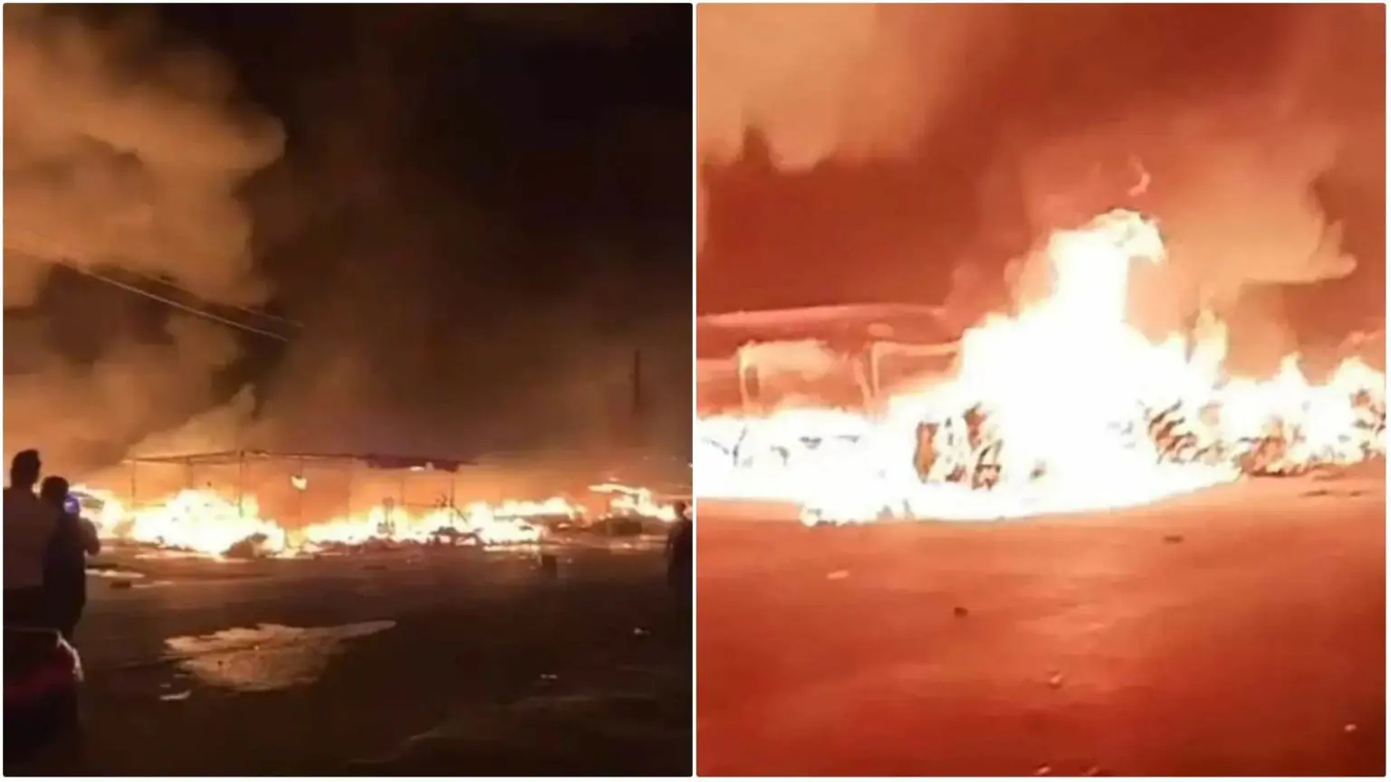 Incendie dévastateur au marché de Bab Erahba à Blida : y’a-t-il eu des pertes humaines ?