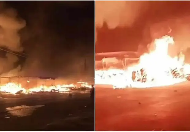 Incendie dévastateur au marché de Bab Erahba à Blida : y&rsquo;a-t-il eu des pertes humaines ?
